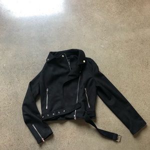 FOREVER 21 Suede Moto jacket